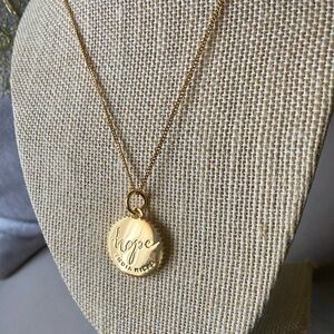 India Hicks Hope Pendant Necklace New